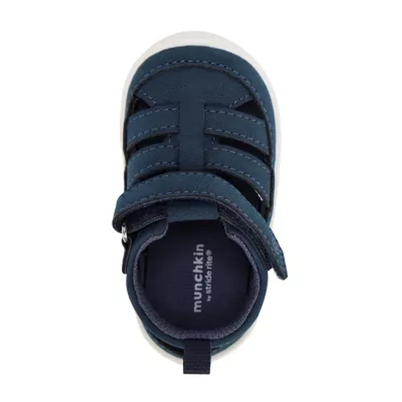 stride rite® Munchkin Dillon Boys Round Closed Toe Slip-On Shoe