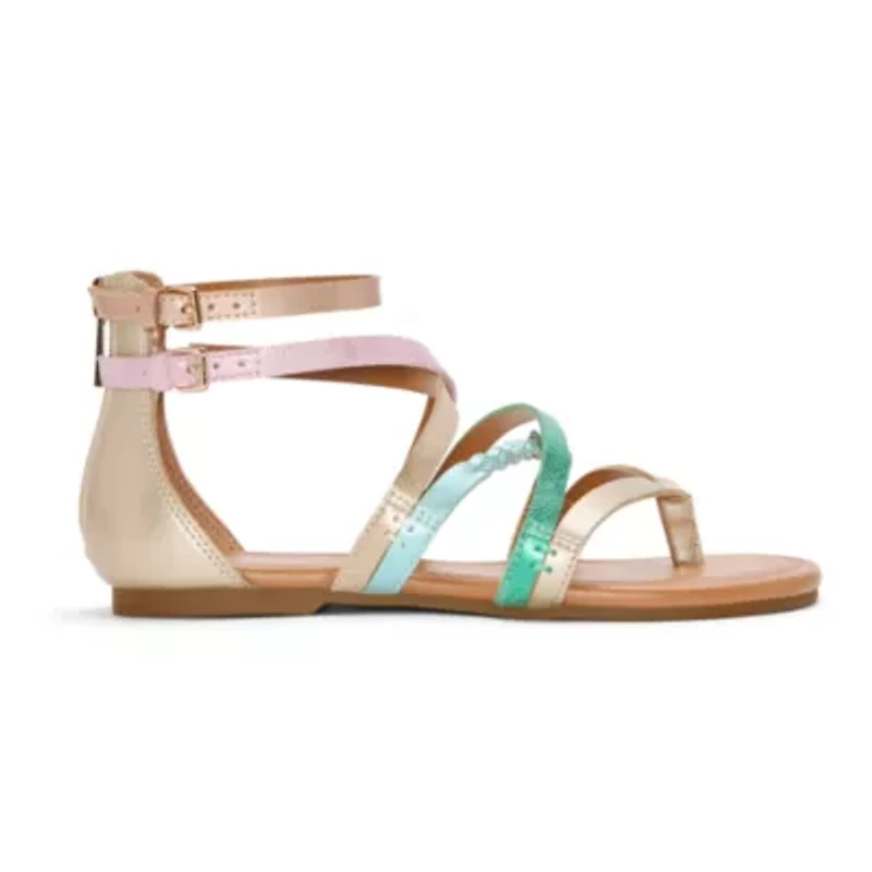 Thereabouts Little & Big Kid Girls Strap Sandals