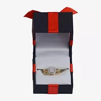 (I, I2) Womens 1/5 CT. Lab Grown White Diamond 14K Gold Over Silver Sterling Bridal Set