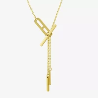 Gold Addiction Womens 10K Gold 18 Inch Link Chain Necklace