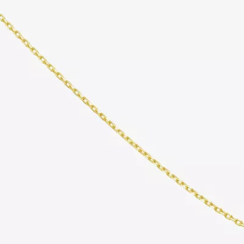 Gold Addiction Womens 10K Gold 18 Inch Link Chain Necklace