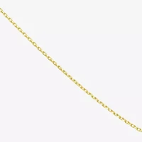 Gold Addiction Womens 10K Gold 18 Inch Link Chain Necklace