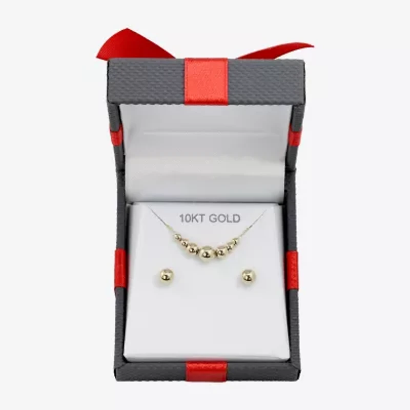 Womens 10K Gold 2-pc. Jewelry Set