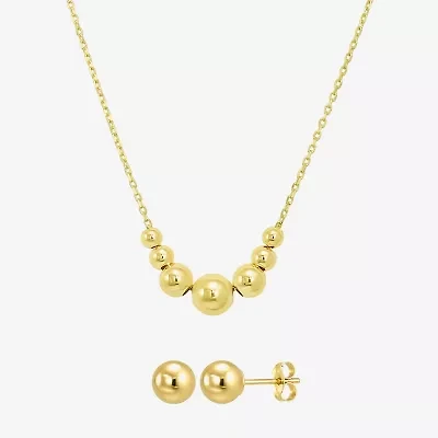 Womens 10K Gold 2-pc. Jewelry Set