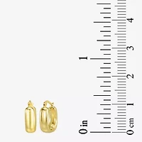 Gold Addiction Womens 10K Gold 16mm Hoop Earrings