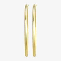 Womens 10K Gold 40mm Hoop Earrings