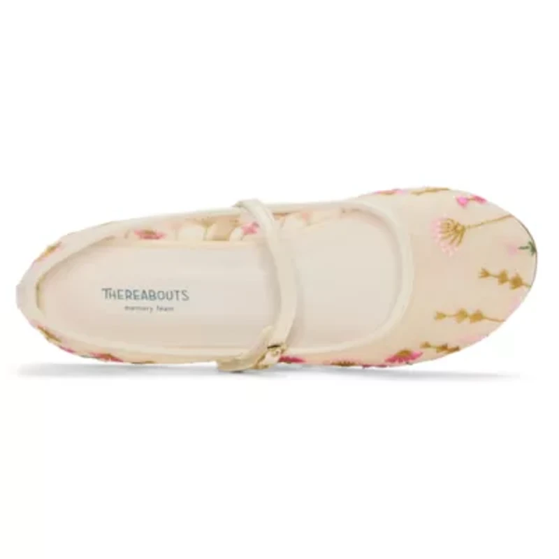 Thereabouts Madison Little & Big Kid Girls Round Closed Toe Mary Jane Shoes