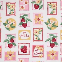 Home Expressions Stamps & Berries Shower Curtain