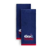 Avanti Stars & Stripes 2-pc. Hand Towel
