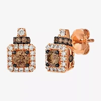 Le Vian Grand Sample Sale Le Vian Grand Sample Sale Limited Quantities! 3/4 CT. T.W. Natural Brown Diamond 14K Gold 10.1mm Square Stud Earrings