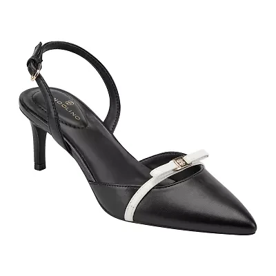 BANDOLINO Pracen Womens Pointed Closed Toe Cone Heel Pumps