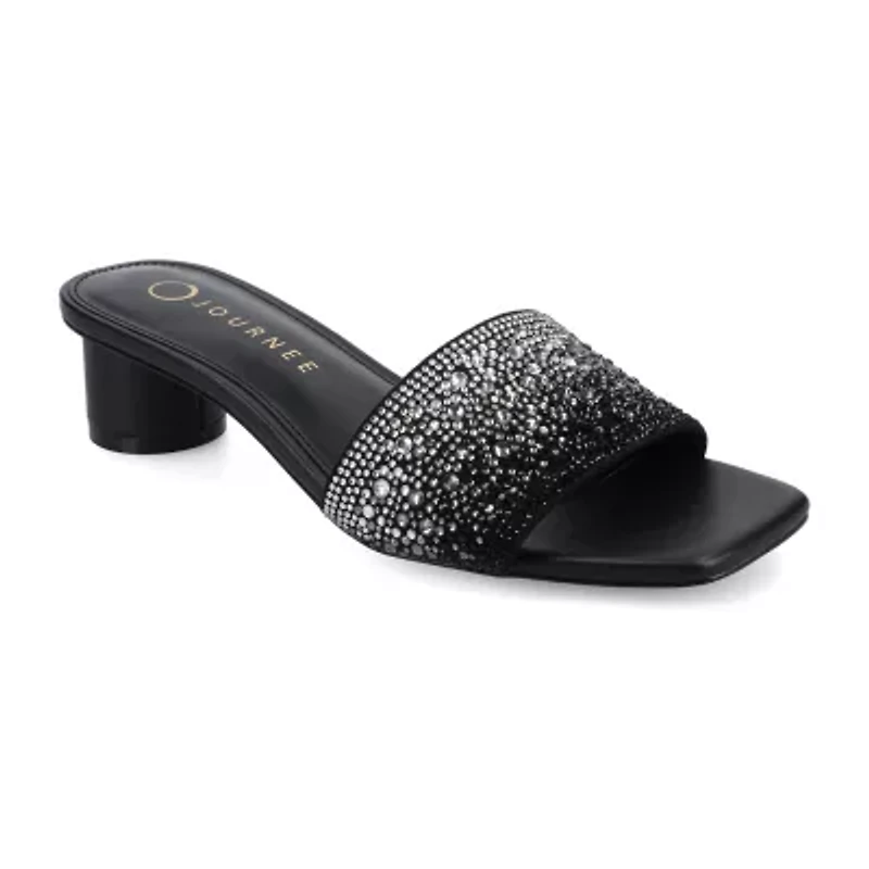 Journee Collection Womens Flora Heeled Sandals