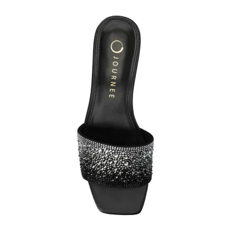 Journee Collection Womens Flora Heeled Sandals