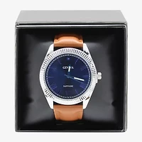 Geneva Mens Clear Strap Watch Mac5176jc