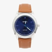 Geneva Mens Clear Strap Watch Mac5176jc