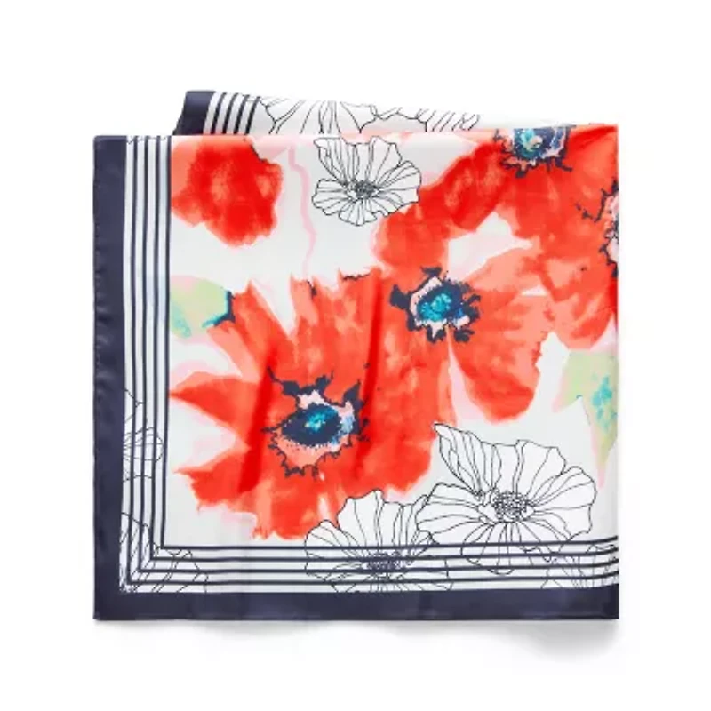Mixit Scarves Floral Square Scarf