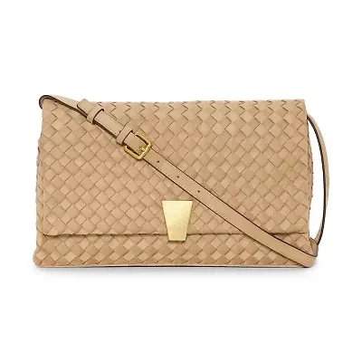 Worthington Woven Flap Crossbody Bag