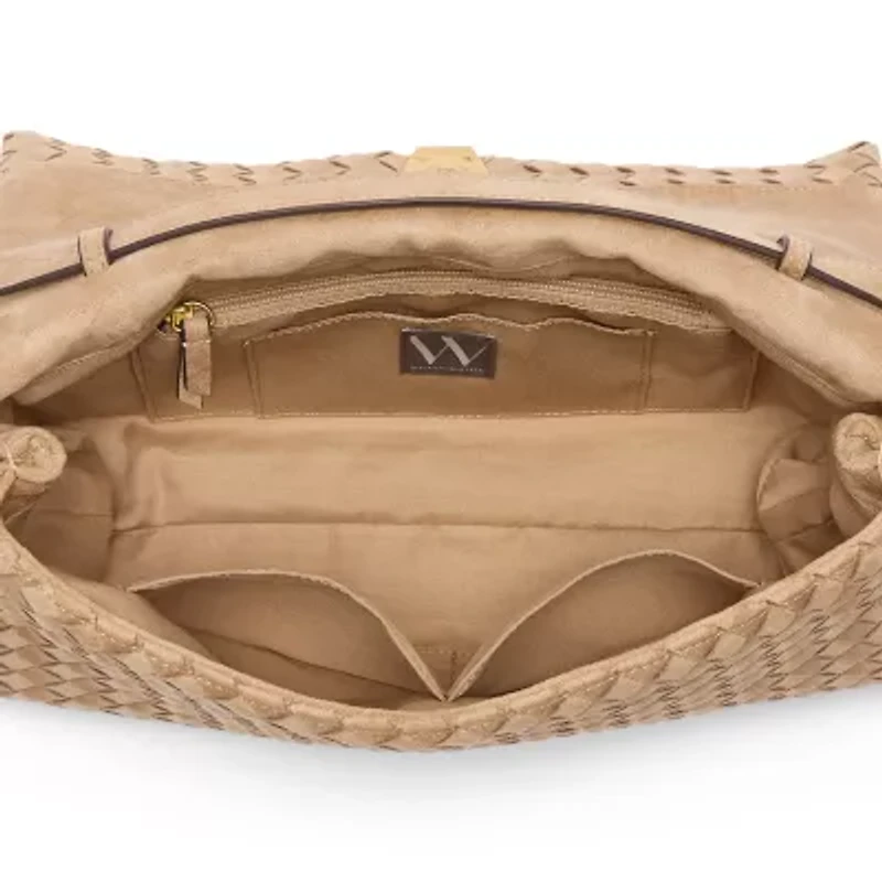 Worthington Woven Flap Crossbody Bag