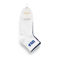 Mixit Womens 3 Pair Crew Socks