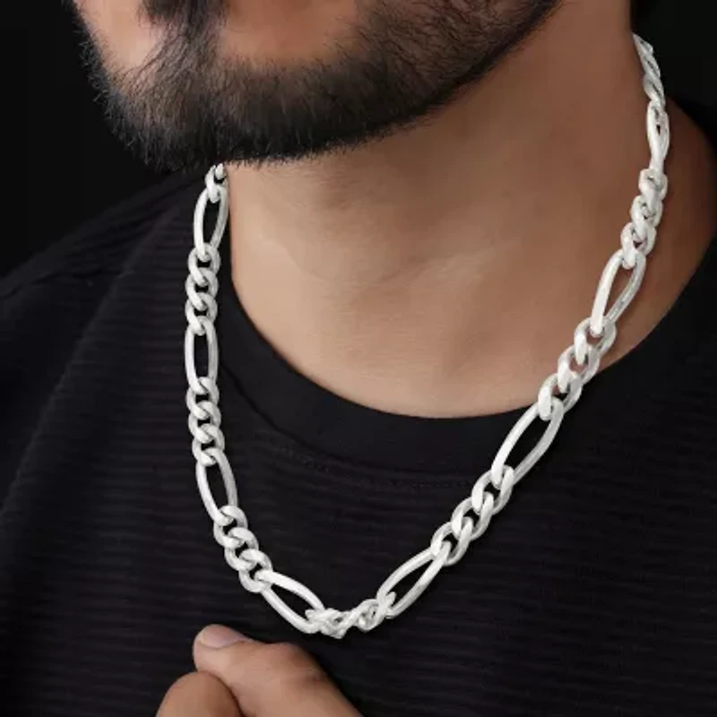 Unisex Adult Sterling Silver 18 Inch Link Necklace
