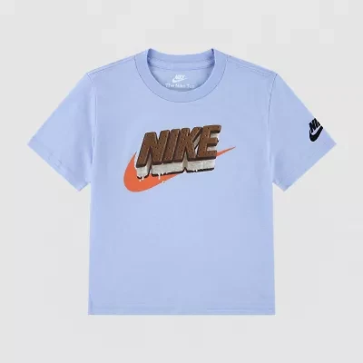 Nike Toddler Boys Crew Neck Short Sleeve Regular Fit Graphic T-Shirt