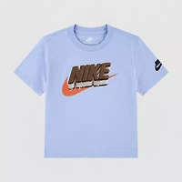 Nike Toddler Boys Crew Neck Short Sleeve Regular Fit Graphic T-Shirt