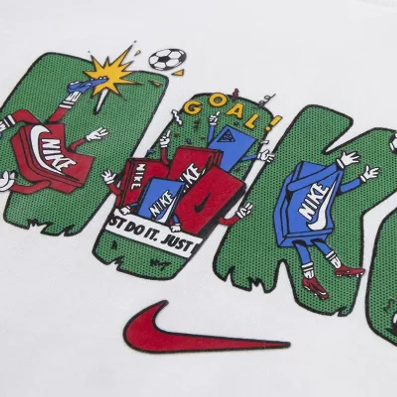 Nike Toddler Boys Crew Neck Short Sleeve Regular Fit Graphic T-Shirt