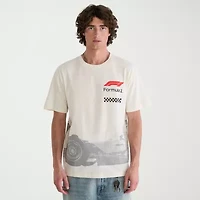 AEROPOSTALE Formula 1® Mens Crew Neck Short Sleeve Classic Fit Graphic T-Shirt