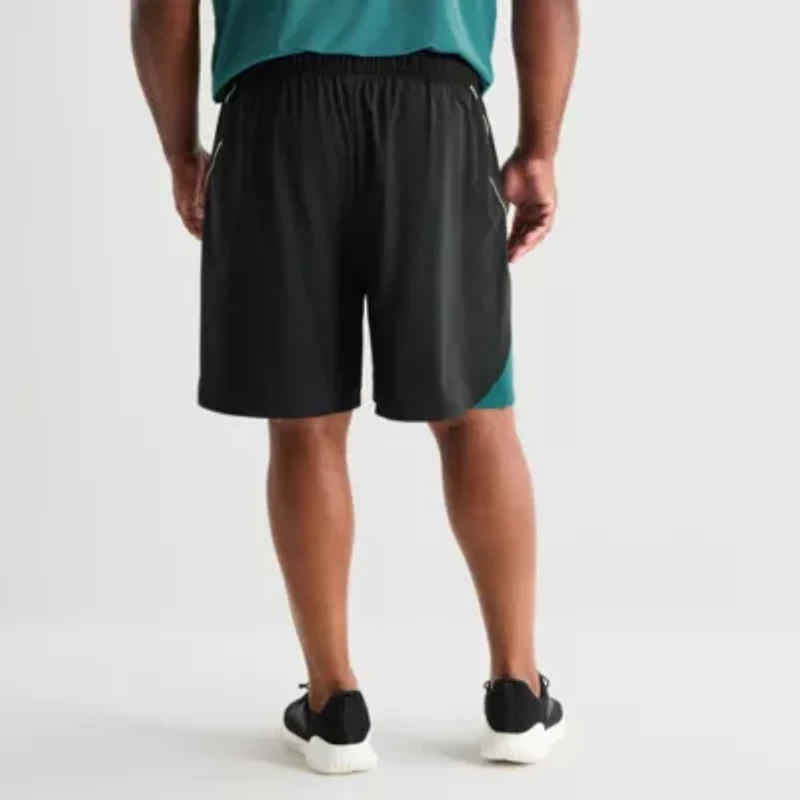 Shaquille O'Neal XLG™ Mens 8" Big and Tall Moisture Wicking Wicked Workout Shorts