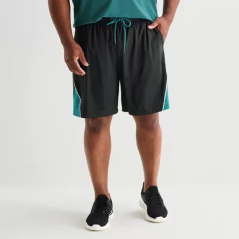 Shaquille O'Neal XLG™ Mens 8" Big and Tall Moisture Wicking Wicked Workout Shorts