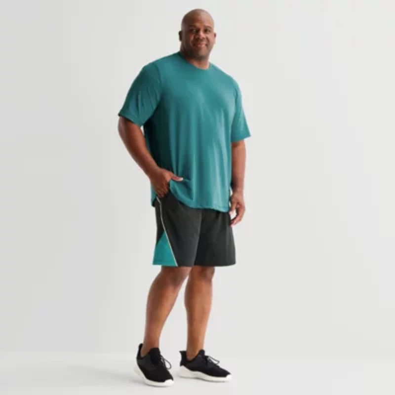 Shaquille O'Neal XLG™ Mens 8" Big and Tall Moisture Wicking Wicked Workout Shorts