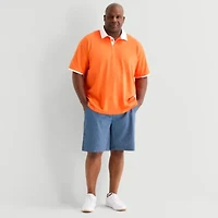 Shaquille O'Neal XLG™ Big Mens Short Sleeve Polo Shirt