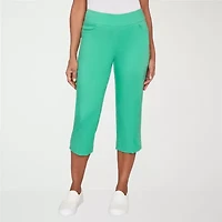 Alfred Dunner Womens Straight Capri Pant