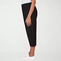Alfred Dunner Crowd Pleaser Womens Straight Capri Pant