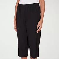 Alfred Dunner Crowd Pleaser Womens Straight Capri Pant