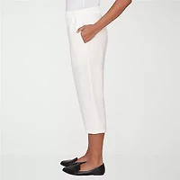 Alfred Dunner Crowd Pleaser Womens Straight Capri Pant