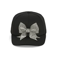 Olivia & Kate NEW YORK Bling Bow Tie Womens Baseball Cap