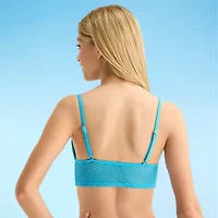 Arizona Womens Juniors Midkini Swimsuit Top
