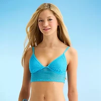 Arizona Womens Juniors Midkini Swimsuit Top