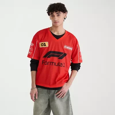 AEROPOSTALE Formula 1® Mens V Neck Short Sleeve Jersey
