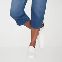 Alfred Dunner Port Side Womens Straight Capri Pant