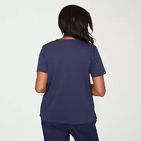 Alfred Dunner Lady Liberty Womens V Neck Short Sleeve T-Shirt