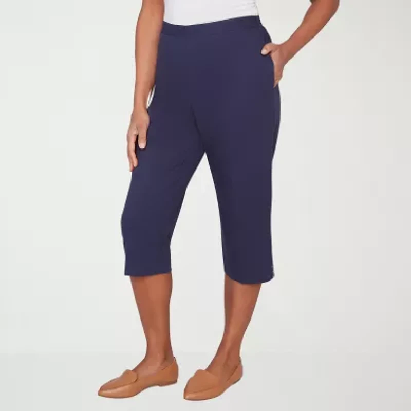 Alfred Dunner Lady Liberty Womens Straight Capri Pant