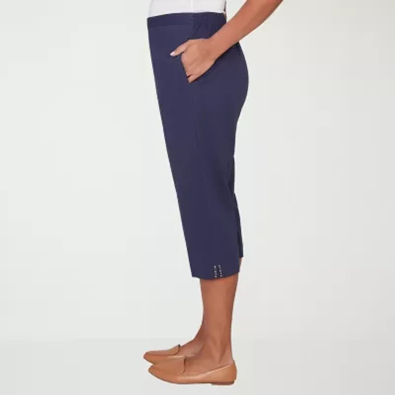 Alfred Dunner Lady Liberty Womens Straight Capri Pant
