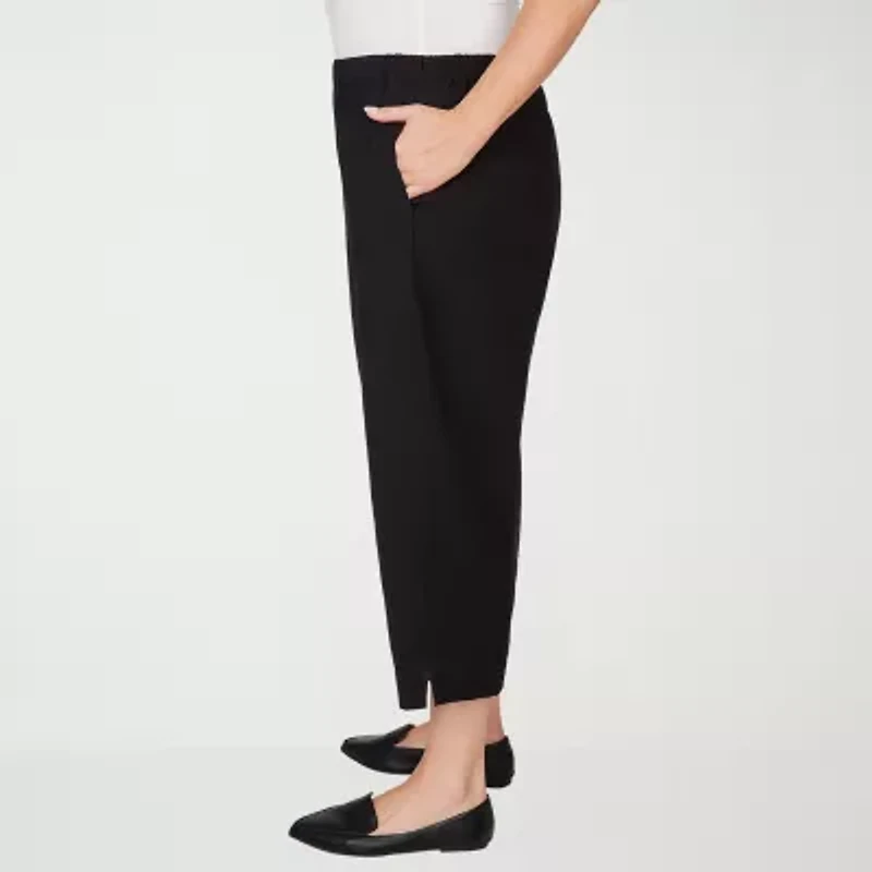 Alfred Dunner Crowd Pleaser Womens Plus Straight Capri Pant
