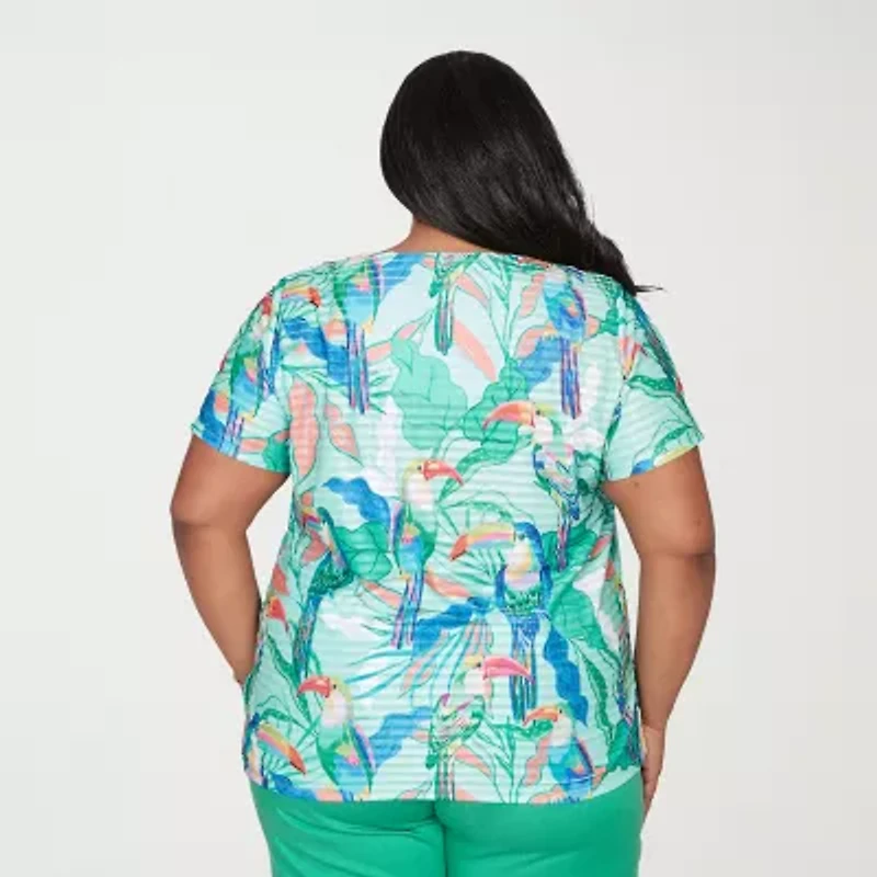 Alfred Dunner Womens T-Shirt