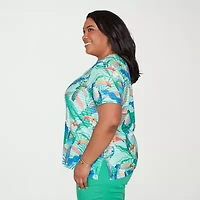 Alfred Dunner Womens T-Shirt