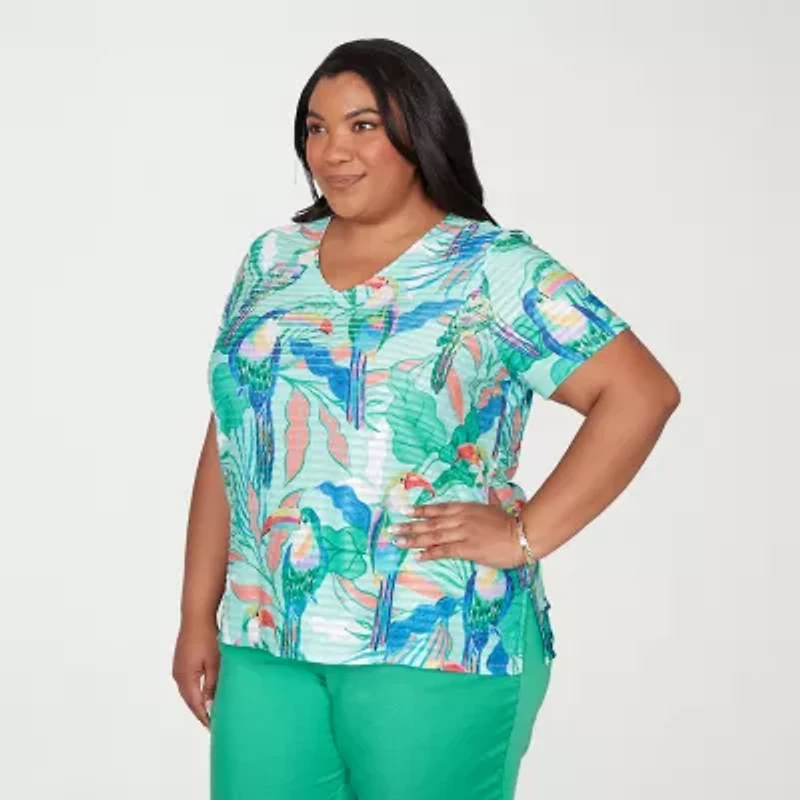 Alfred Dunner Womens T-Shirt