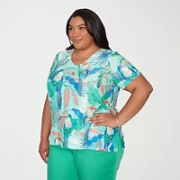 Alfred Dunner Womens T-Shirt