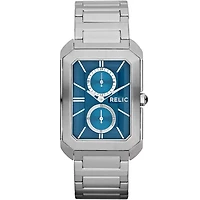 Relic® Brookfield Mens Blue 2-Tone Multifunction Bracelet Watch